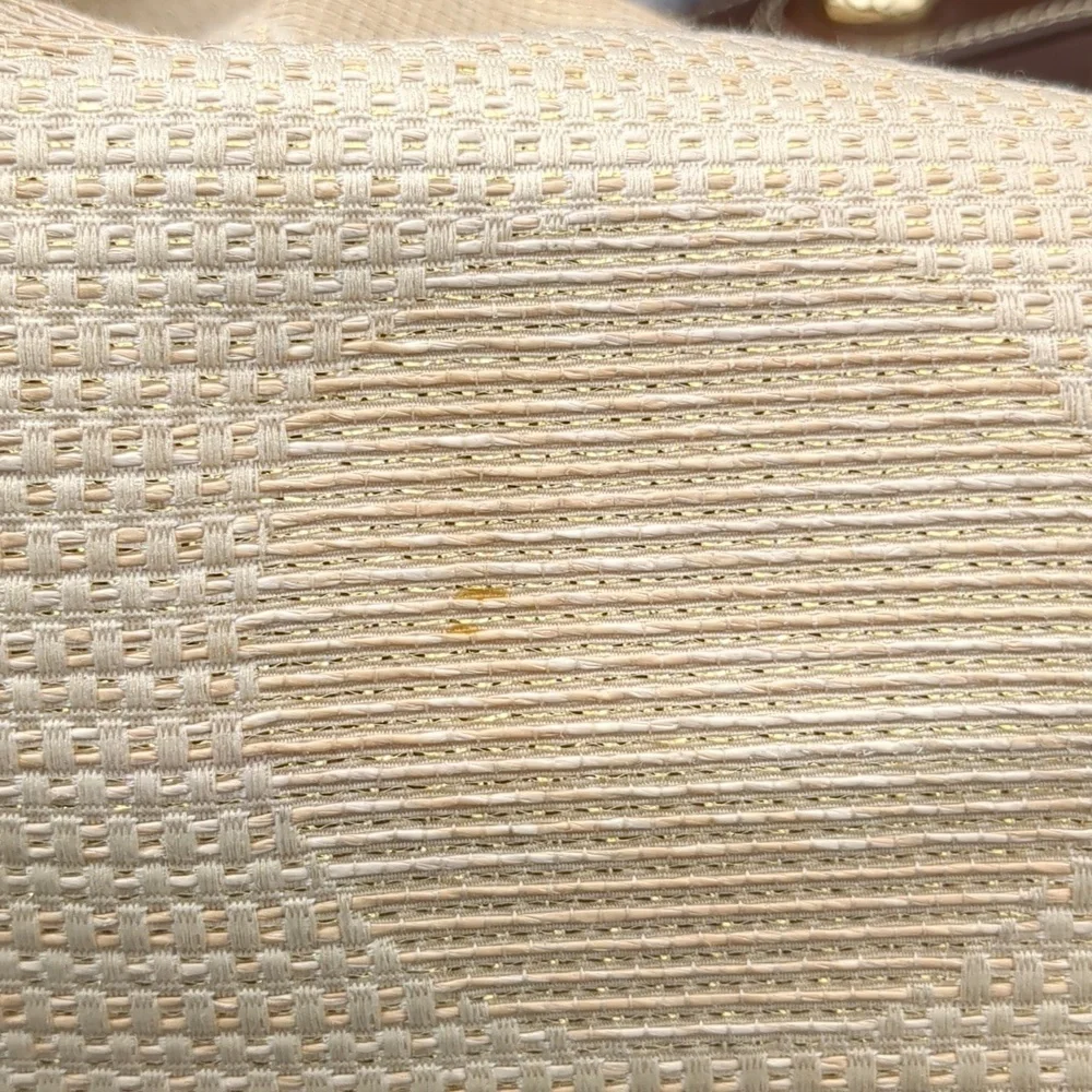 DKNY  Linen & & leather purse